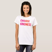 Wählen Sie Kindness Sunset Slouchy T-Shirt (Vorne ganz)