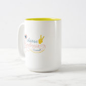Wählen Sie Kindness-Tasse Zweifarbige Tasse (Vorderseite Links)