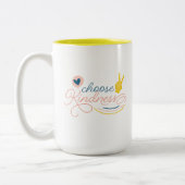 Wählen Sie Kindness-Tasse Zweifarbige Tasse (Links)