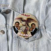 Wählen Sie Knopf Obama Liberty Bell 4-Inch Button (Beispiel)