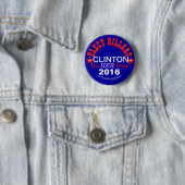Wählen Sie Knöpfe 2016 Hillary Clintons Pinback Button (Beispiel)