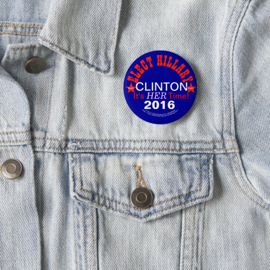 Wählen Sie Knöpfe 2016 Hillary Clintons Pinback Button (Beispiel)