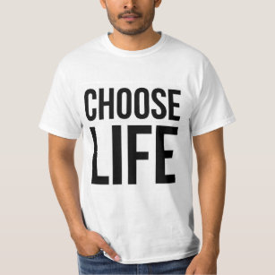Wählen Sie Leben-80er Vintages klassisches Prolife T-Shirt