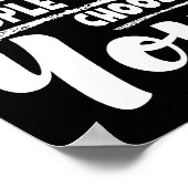 Wählen Sie Leute, die Sie zitieren Typografie Poster (Ecke)