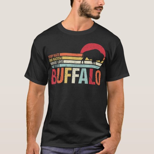 Wählen Sie Liebe Buffalo Shirt Wählen Sie Liebe Bu (Vorderseite)