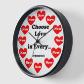 Wählen Sie Liebe in jeder Wall-Uhr Uhr (Winkel)