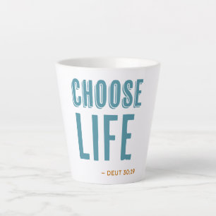 Wählen Sie Life Deuteronomy 30:19 Pro-Life T - Shi Milchtasse