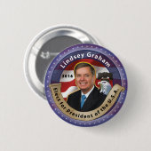 Wählen Sie Lindsey Graham für Präsidenten 2016 Button (Vorne & Hinten)