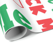 Wählen Sie mich aus Geschenkpapier (Rolleneckpunkt)