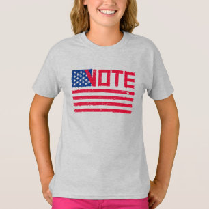 Wählen Sie mit US-Flagge. T-Shirt