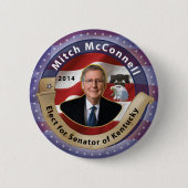 Wählen Sie Mitch McConnell für Senator von Button (Vorderseite)
