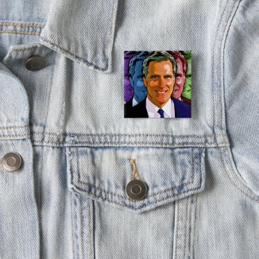 Wählen Sie Mitt Romney für Präsidenten Button (Beispiel)