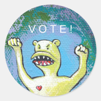 Wählen Sie Monster Sticker - Sie müssen abstimmen!