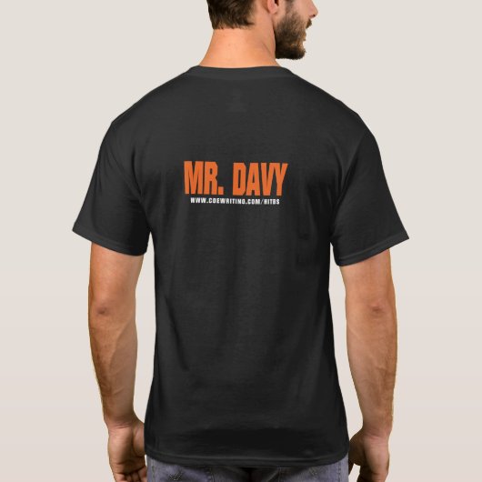 Wählen Sie Mut - Davy T-Shirt (Rückseite)