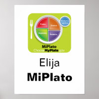 Wählen Sie MyPlate Spanish Poster - Elija MiPlato