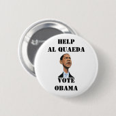 WÄHLEN SIE NICHT FÜR OBAMA BUTTON (Vorne & Hinten)