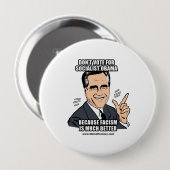 WÄHLEN SIE NICHT FÜR SOZIALISTISCHEN OBAMA BUTTON (Vorne & Hinten)