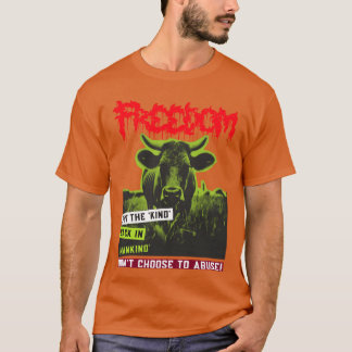 Wählen Sie nicht Missbrauch grausamkeitsfreie Tier T-Shirt