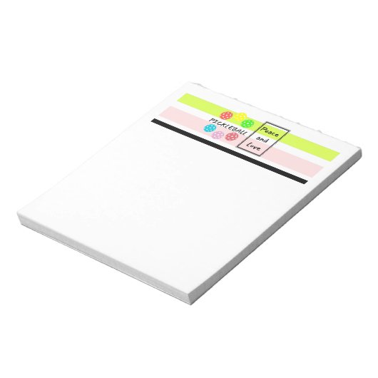 Wählen Sie Notepad aus. Funny Pickleball Notepad. Notizblock (Rotiert)