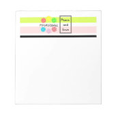 Wählen Sie Notepad aus. Funny Pickleball Notepad. Notizblock (Vorderseite)