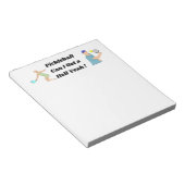 Wählen Sie Notepad aus. Funny Pickleball Notepad. Notizblock (angewinkelt)