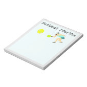 Wählen Sie Notepad aus. Funny Pickleball Notepad. Notizblock (Rotiert)