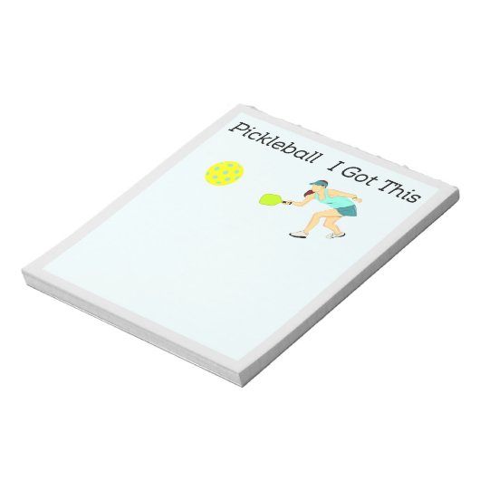 Wählen Sie Notepad aus. Funny Pickleball Notepad. Notizblock (Rotiert)