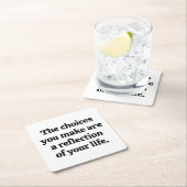 Wählen Sie, ob Sie Papier-Untersetzer erstellen Rechteckiger Pappuntersetzer (Vor Ort)