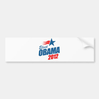 Wählen Sie Obama 2012 Autoaufkleber