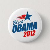 Wählen Sie Obama 2012 Button (Vorderseite)