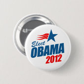 Wählen Sie Obama 2012 Button (Vorne & Hinten)