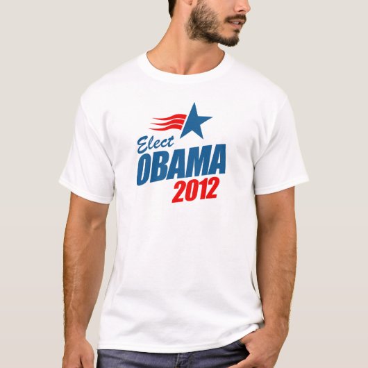 Wählen Sie Obama 2012 T-Shirt (Vorderseite)