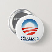 Wählen Sie Obama 2012 wieder Button (Vorne & Hinten)
