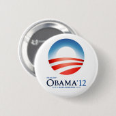 Wählen Sie Obama 2012 wieder Button (Vorne & Hinten)