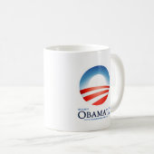 Wählen Sie Obama 2012 wieder Kaffeetasse (VorderseiteRechts)