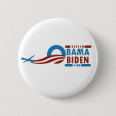 Wählen Sie Obama Biden 2012 wieder Button (Vorderseite)