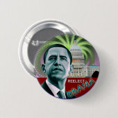 Wählen Sie Obama wieder Button (Vorne & Hinten)