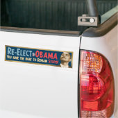 Wählen Sie Obama wieder, dumm! Autoaufkleber (Auf Lkw)