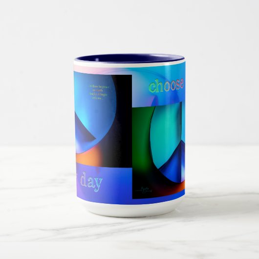 Wählen Sie Peace Coffee Tasse (Zentrum)