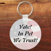 Wählen Sie Pet, auf das wir vertrauen Schlüsselanhänger (Vorderseite)
