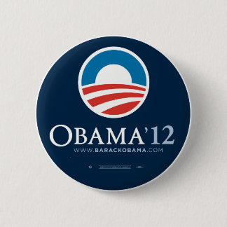 Wählen Sie Präsidenten Barack Obama 2012 wieder Button