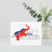 Wählen Sie republikanische Grußkarten 2012! Postkarte (Stehend Vorderseite)