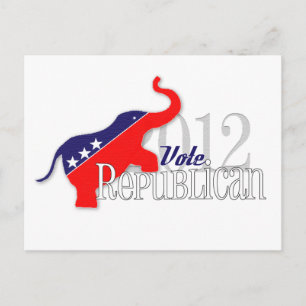 Wählen Sie republikanische Grußkarten 2012! Postkarte