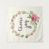 Wählen Sie rosa PastellRosen der Freude-| Wandteppich (Vorderseite)