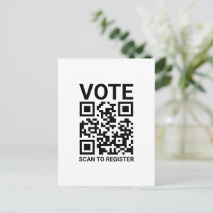 Wählen Sie Scannen Sie den QR-Code, um benutzerdef Postkarte