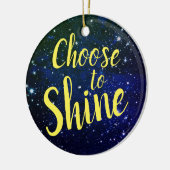 Wählen Sie Shine Stars Cosmos Keramik Ornament (Links)