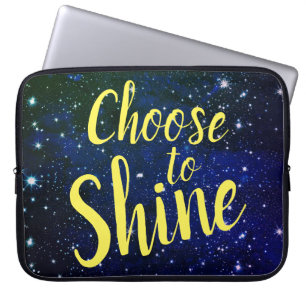 Wählen Sie Shine Stars Cosmos Laptopschutzhülle