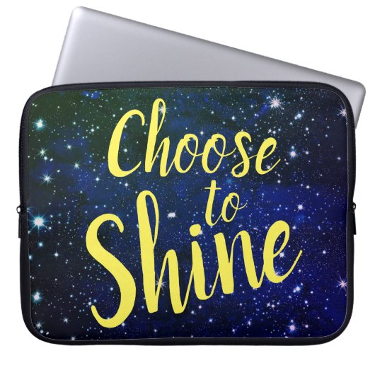 Wählen Sie Shine Stars Cosmos Laptopschutzhülle (Vorderseite)