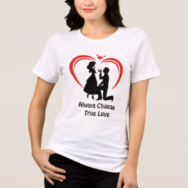 Wählen Sie True Love Always - Freefit Natürlich Wo Tri-Blend Shirt