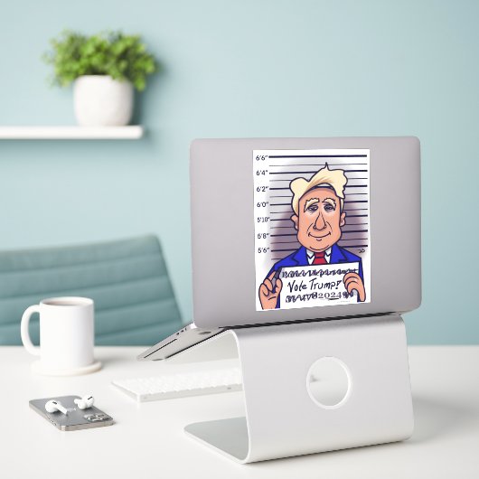 Wählen Sie Trump Custom Cut Sticker (Laptop auf Schreibtisch)